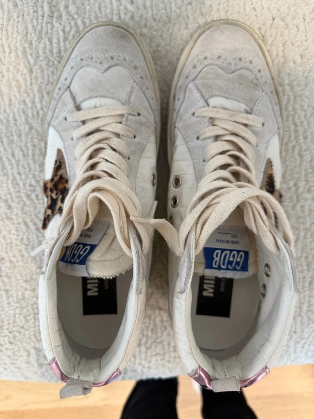 Golden Goose MIDSTAR leopard high tops - Picture 3 of 6